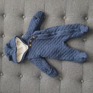 Carter's hooded sherpa pram